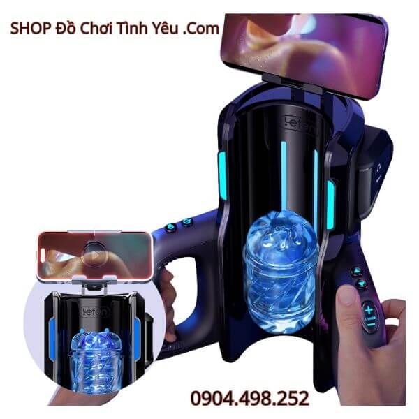 Máy Thủ Dâm Cao Cấp Tay Cầm Kép Thế Hệ Mới CANNON KING PRO