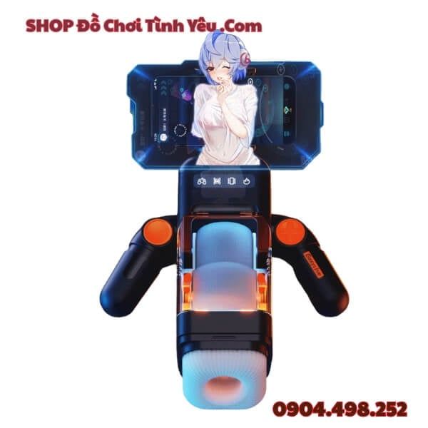 Máy Thủ Dâm Robot Rung Thụt Sưởi Ấm Có Hỗ Trợ Điều Khiển APP