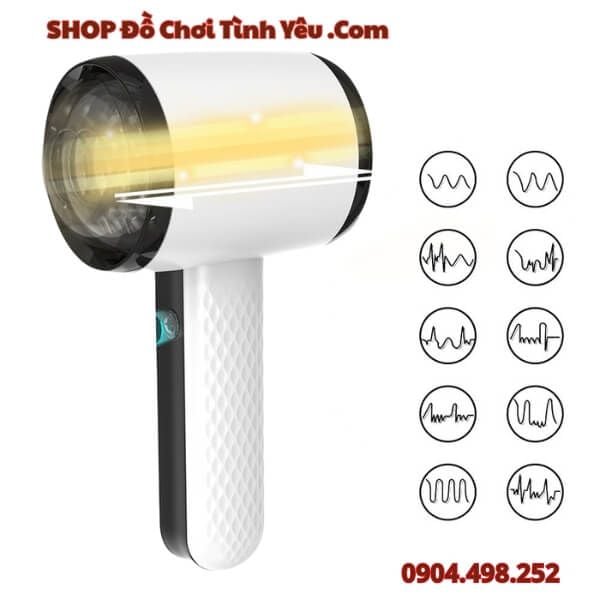 Máy Thủ Dâm Rung Thụt Nhiều Tần Số Ngụy Trang Máy Sấy Tóc