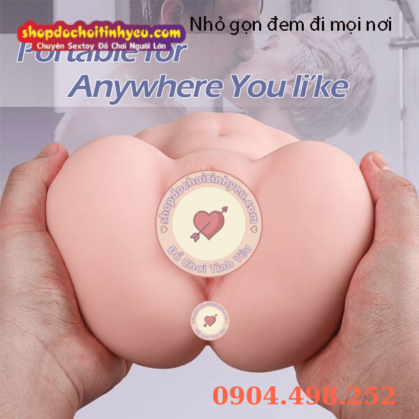 Mông âm đạo giả hậu môn 2 lỗ 1300g cô bé hồng hào chúm chím