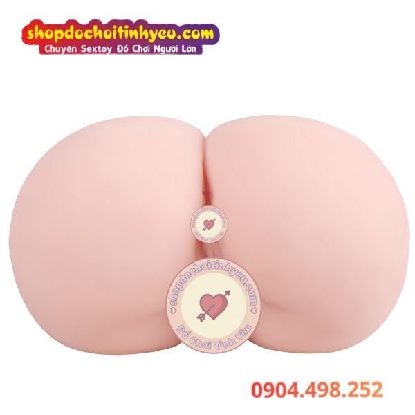 Mông âm đạo giả 4D silicone mềm mịn rung rên kẹp hút massage
