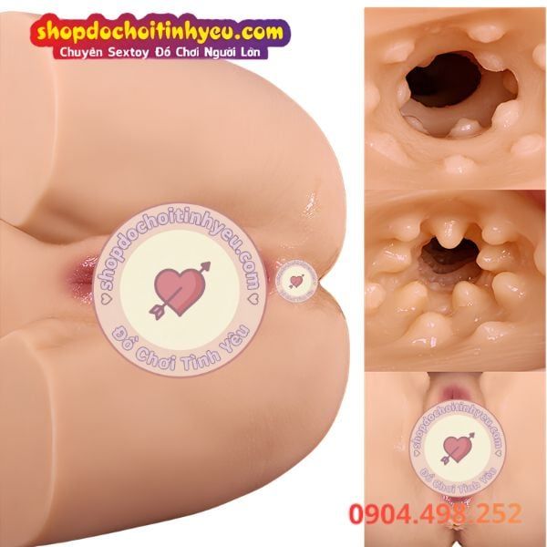 Mông Giả Lỗ Âm Đạo Hậu Môn Rung Rên Kẹp Hút Cảm Biến Nhiệt