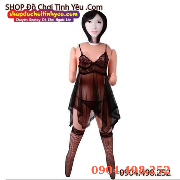 Búp bê bơm hơi ngực silicon miệng khép tư thế đứng ngón rời