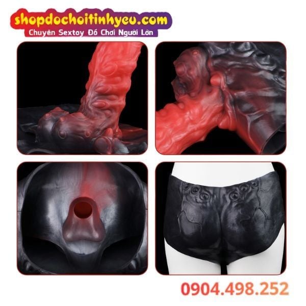 Quần Dương Vật Quái Thú Giả Rỗng Ruột Có Móng Vuốt Bao Quanh