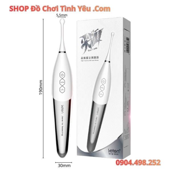 Que Rung Tần Số Cao Massage Kích Thích Âm Đạo Nữ Giới LETEN