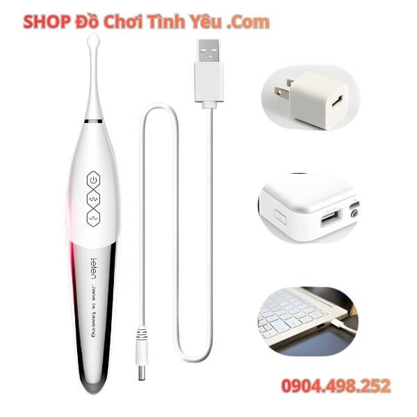 Que Rung Tần Số Cao Massage Kích Thích Âm Đạo Nữ Giới LETEN