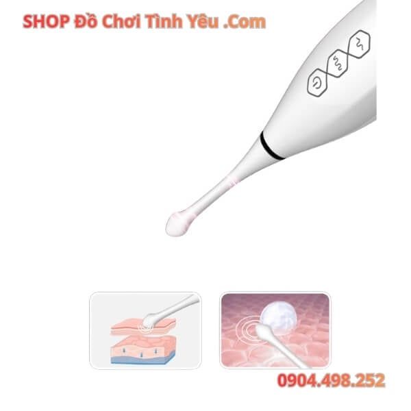 Que Rung Tần Số Cao Massage Kích Thích Âm Đạo Nữ Giới LETEN