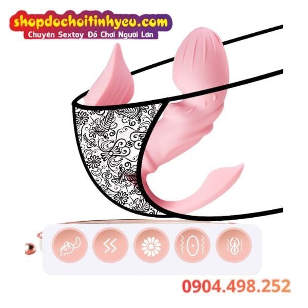 Sextoy Rung Ngoáy Đeo Âm Đạo Kích Thích 3 Điểm Điều Khiển App