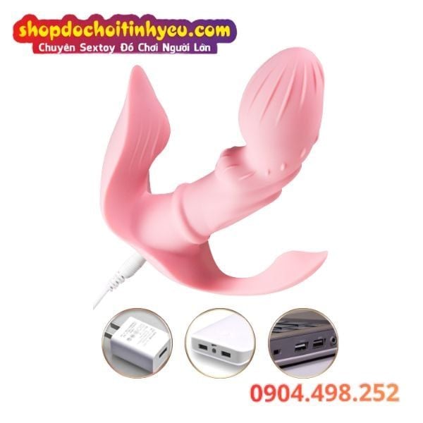 Sextoy Rung Ngoáy Đeo Âm Đạo Kích Thích 3 Điểm Điều Khiển App