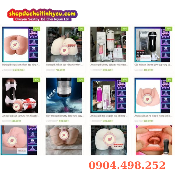 SHOP Đồ Chơi Tình Yêu bán âm đạo giả giá rẻ tốt nhất tại hcm