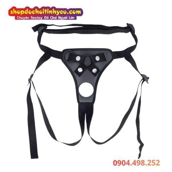 Strap On Quần Dây Đeo Gắn Dương Vật Giả Hai Lỗ Cho Nam Nữ