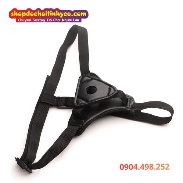 Strap On Quần Dây Thun Da Gắn Dương Vật Giả Cho Cặp Đôi Nữ