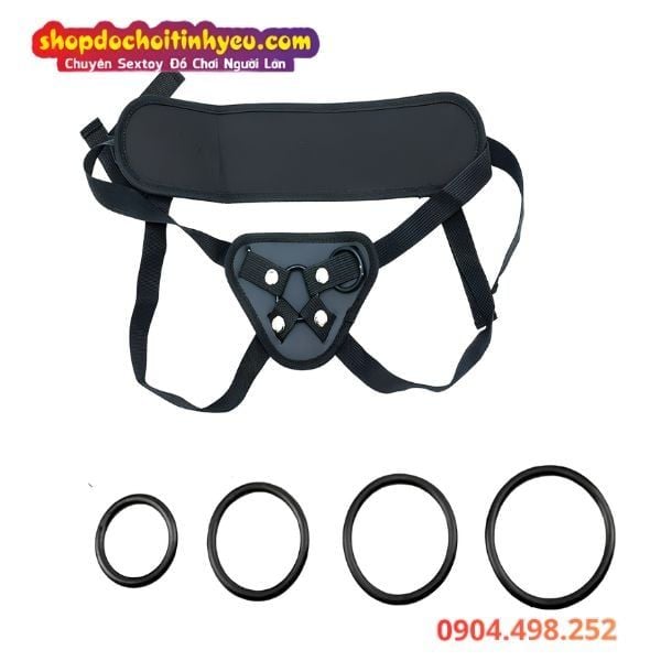 Strap On Quần Lót Dây Đeo Dương Vật Giả Đế Hít Dành Cho Les