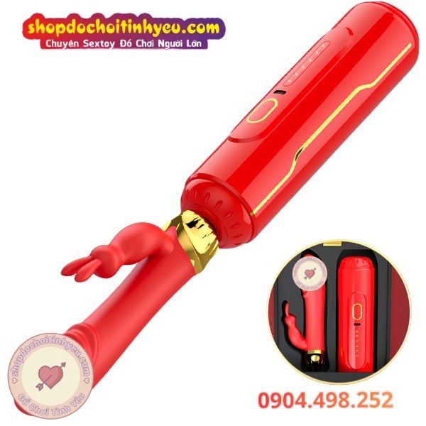 Súng máy dương vât rung thụt tự động nhánh phụ siêu mạnh