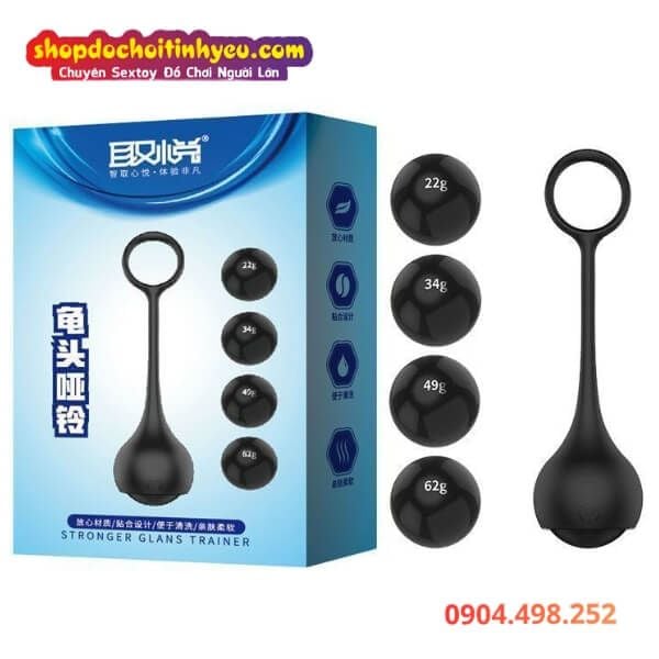 Tạ Quy Đầu Kéo Dãn Tập Luyện Cương Cứng Dương Vật Cho Nam