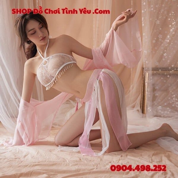Trang Phục Cổ Trang Mỏng Manh Cosplay Nàng Ngọc Nữ Nóng Bỏng