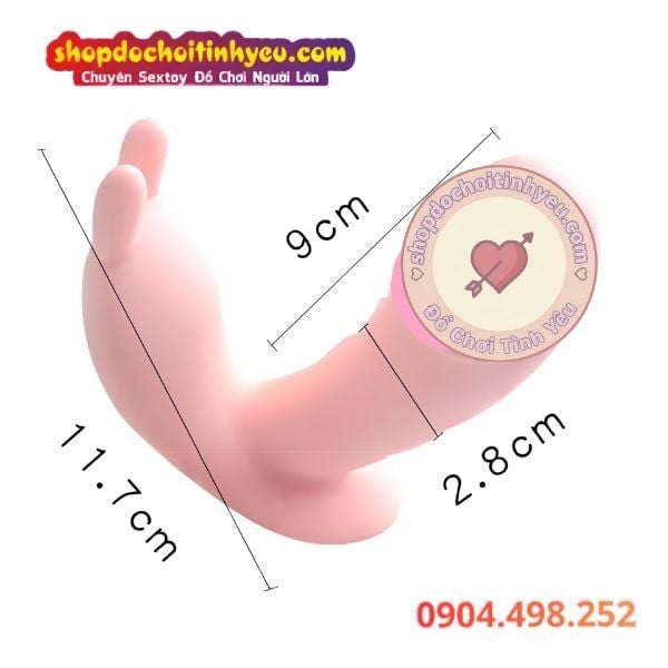 Trứng rung đeo mặc âm đạo mô phỏng dương vật Little Dance