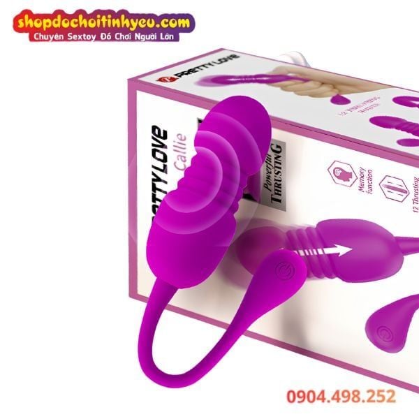 Trứng Rung Mini Tích Hợp Thụt Tự Động PRETTY LOVE CALLIE