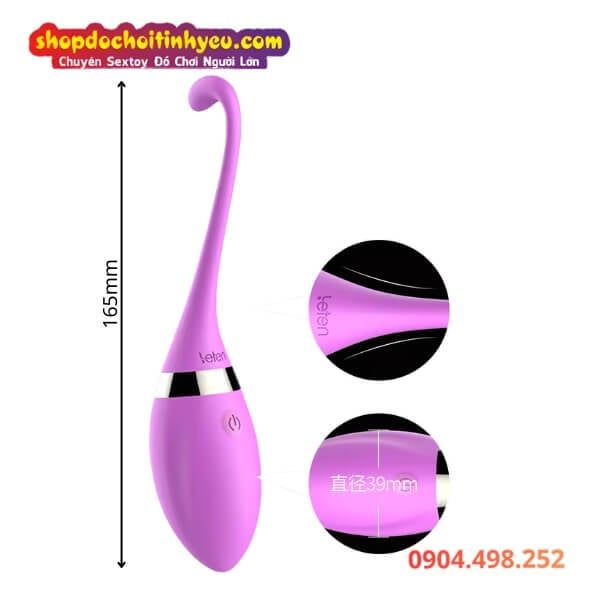 Trứng Rung Tình Yêu Hồng Hạc Có Remote Điều Khiển Từ Xa SWAN