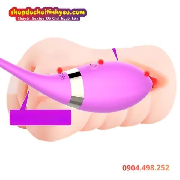 Trứng Rung Tình Yêu Hồng Hạc Có Remote Điều Khiển Từ Xa SWAN