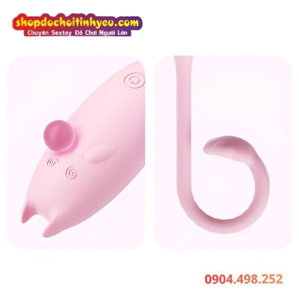 Trứng Rung Tình Yêu Mèo Mơ Màng Đa Chế Độ Điều Khiển Từ Xa