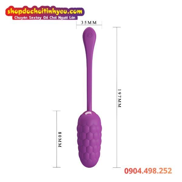 Trứng Rung Tình Yêu Thiết Kế Dạng Tổ Ong Nổi Siêu Mềm MARINA