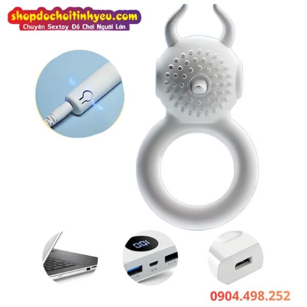 Vòng Đeo Cu Ngưu Ma Vương Rung Liếm Kéo Dài Thời Gian Quan Hệ