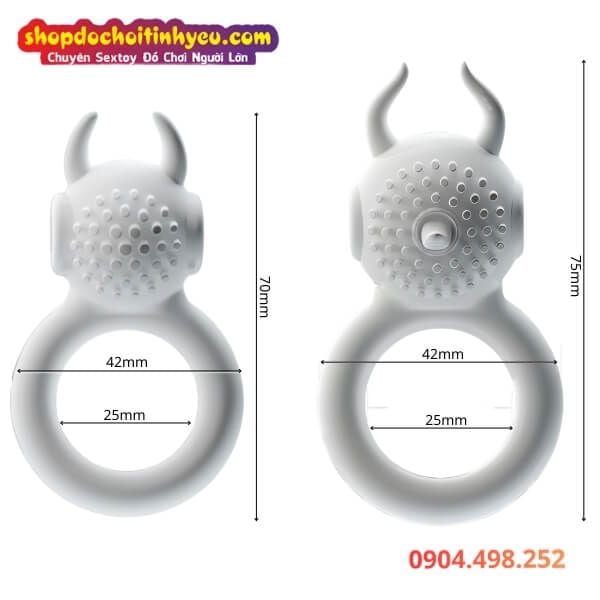 Vòng Đeo Cu Ngưu Ma Vương Rung Liếm Kéo Dài Thời Gian Quan Hệ