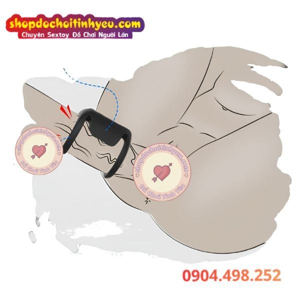 Vòng Rung Khóa Kép Dương Vật Kích Thích Kéo Dài Thời Gian
