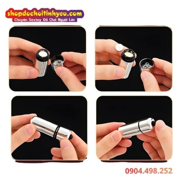 Vòng Rung Tai Thỏ Khóa Tinh Có Hạt Nổi Kích Thích Âm Vật