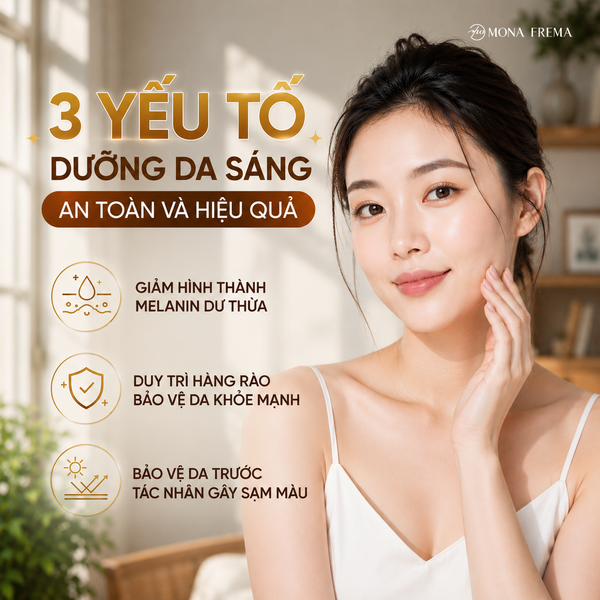 3 YẾU TỐ DƯỠNG SÁNG DA AN TOÀN VÀ HIỆU QUẢ – BÍ QUYẾT GIÚP DA SÁNG KHỎE, ĐỀU MÀU BỀN VỮNG