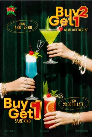 All week have fun with Cocktail Promotion