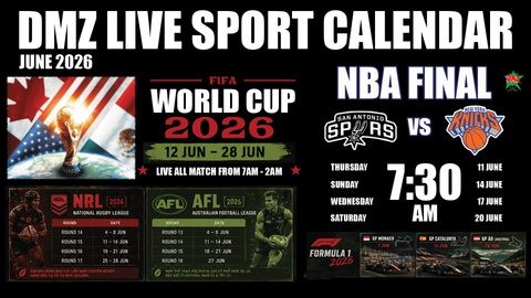 JUNE SPORT SCHEDULE