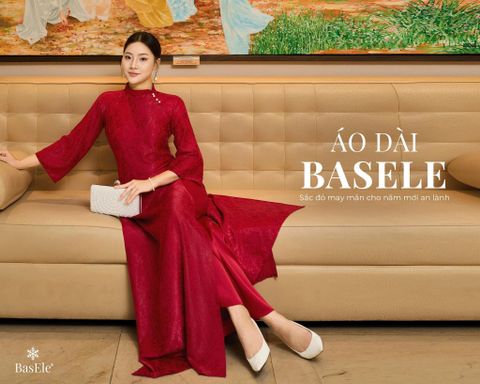 ÁO DÀI BASELE - SẮC ĐỎ MAY MẮN CHO NĂM MỚI AN LÀNH