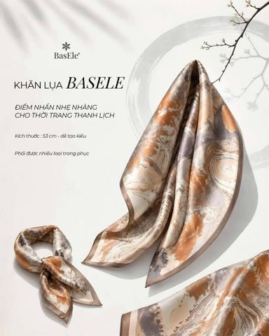 KHĂN LỤA BASELE | MỘT CHUYỂN ĐỘNG NHẸ CHO PHONG CÁCH THANH LỊCH