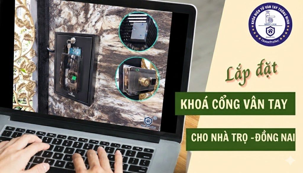 Lắp Đặt Khóa Cổng Vân Tay Homeprosec Tại Đồng Nai