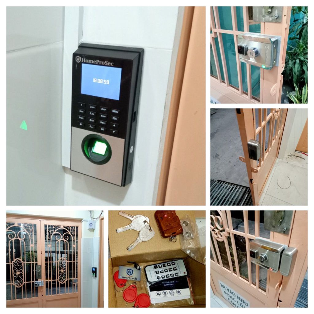 Lắp đặt khóa cổng vân tay phường An Nhơn TPHCM