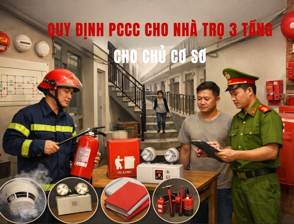 Quy Định PCCC Nhà Trọ 3 Tầng: Chủ Nhà Cần Biết Gì Để Không Bị Phạt?