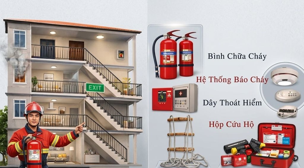 Quy Định PCCC Nhà Trọ 4 Tầng: Đầy Đủ, Cập Nhật Mới Nhất 2026