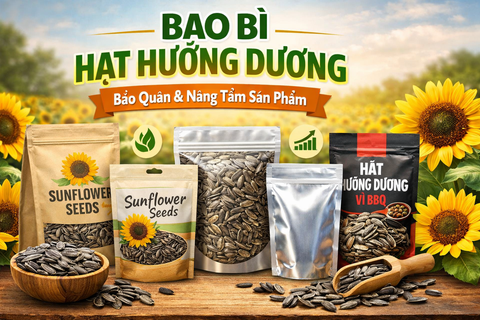 Bao bì hạt hướng dương – Yếu tố quan trọng nâng tầm giá trị sản phẩm