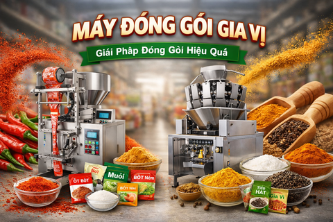 Máy Đóng Gói Gia Vị – Giải Pháp Tối Ưu Cho Sản Xuất Gia Vị Hiện Đại