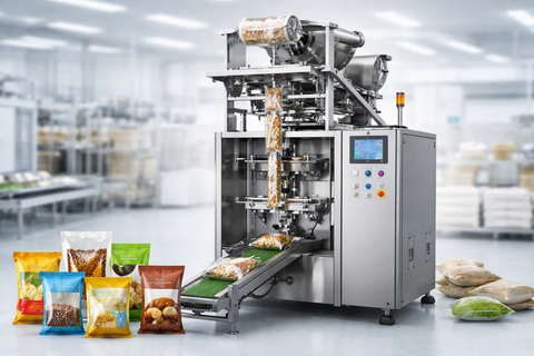 Máy Đóng Gói Thẳng Đứng – Giải Pháp Tối Ưu Cho Doanh Nghiệp Sản Xuất Hiện Đại