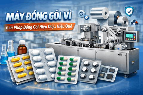 Máy đóng gói vỉ là gì? Giải pháp tối ưu cho doanh nghiệp sản xuất hiện đại
