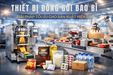 Thiết Bị Đóng Gói Là Gì? Giải Pháp Tối Ưu Hóa Quy Trình Sản Xuất Hiện Đại