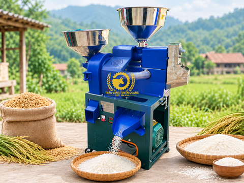 Máy xát gạo mini bị nghẹn thóc: Nguyên nhân và cách xử lý