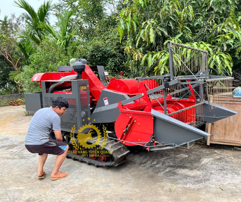 MÁY GẶT LÚA MINI 1.6 CROS – GIẢI PHÁP GẶT THUÊ HIỆU QUẢ, TIẾT KIỆM CHI PHÍ