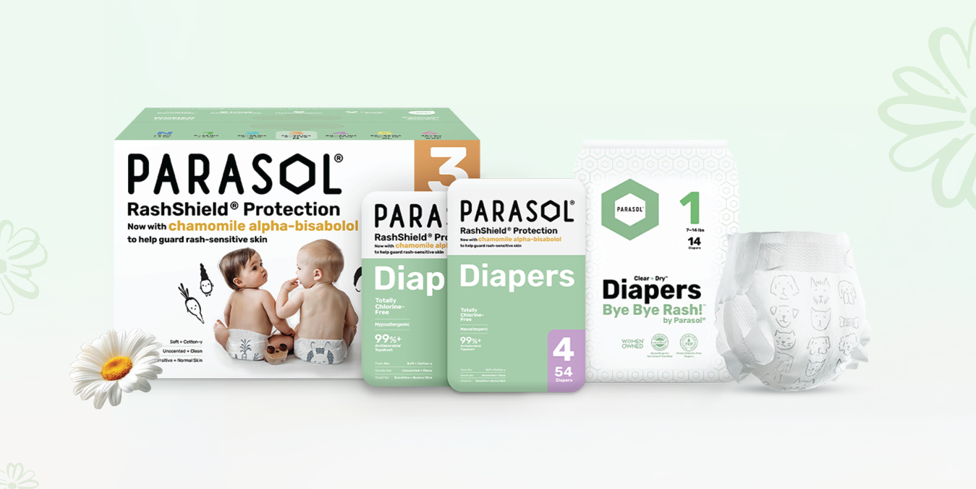 Parasol - Tã sạch không mùi cho làn da nhạy cảm