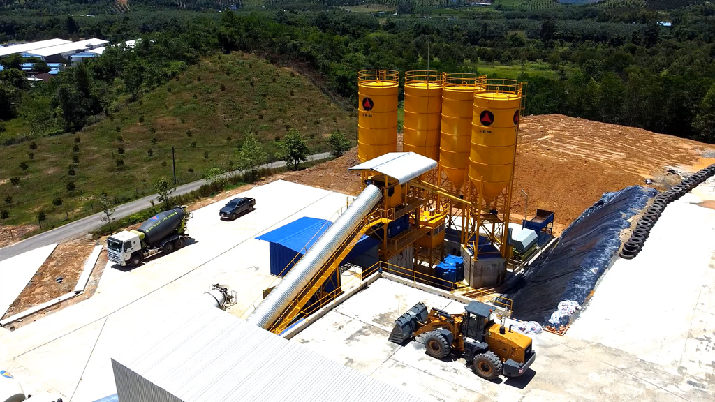 CONCRETE BATCHING PLANT WITH CAPACITY OF 120 M³/H | LBM COMPANY PROJECT