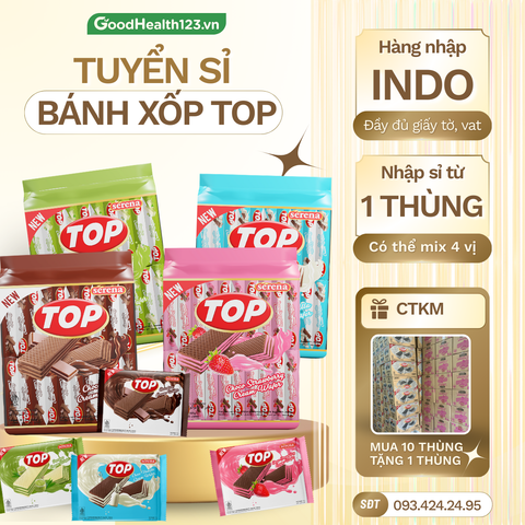 Tuyển Sỉ Bánh Xốp TOP Nhập Khẩu Indonesia – Cơ Hội Kinh Doanh Lợi Nhuận Cao Từ Goodhealth123