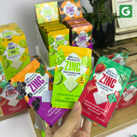 Vì sao ai cũng nên có 1 gói Kẹo ngậm bổ sung kẽm Mybacin ZinC Plus trong túi mỗi ngày?